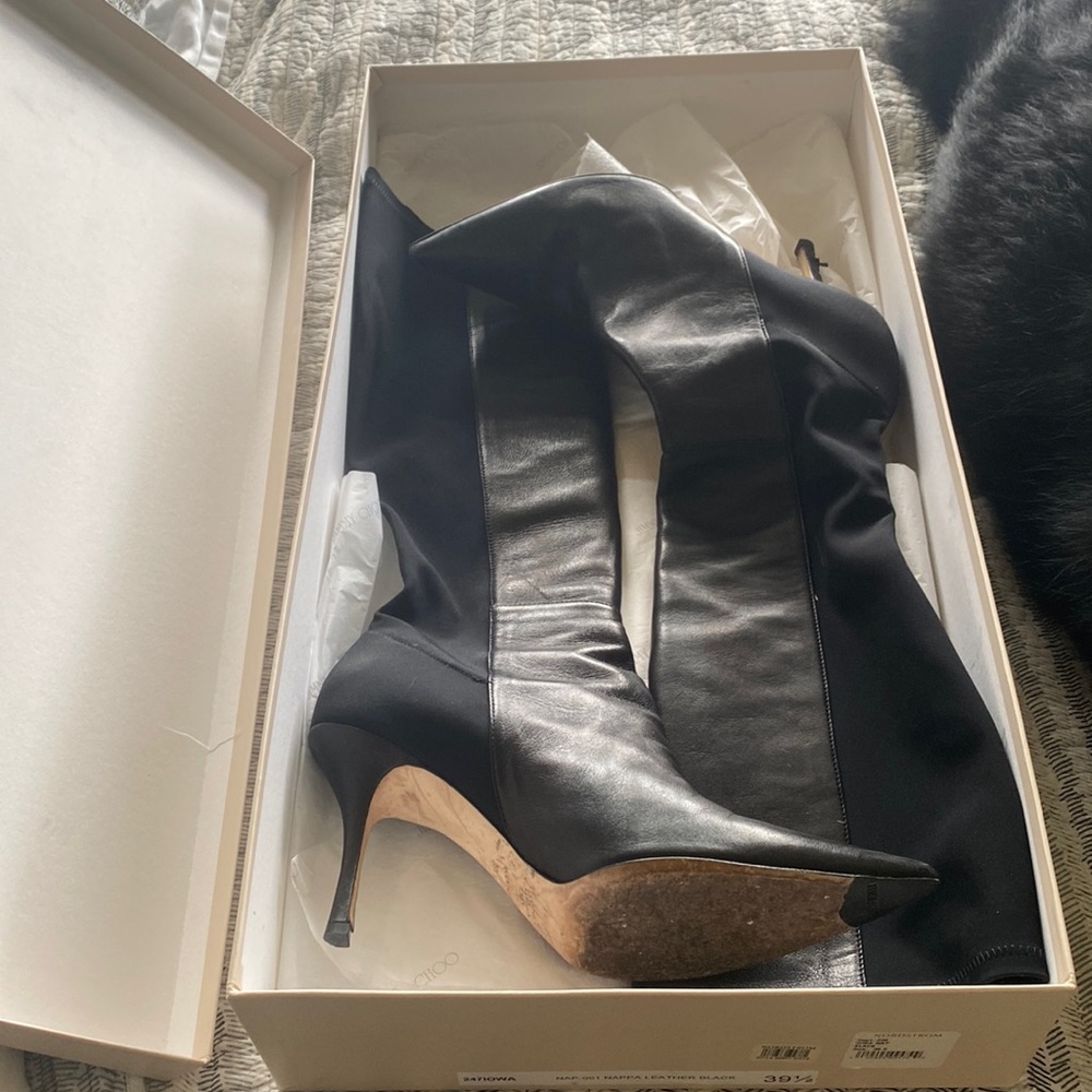 JIMMY CHOO Black Boots Size 39.5